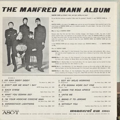 Manfred Mann / マンフレッド・マン / The Manfred Mann Album (AM 13015)