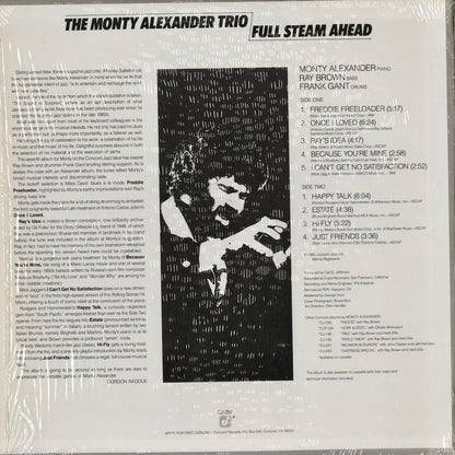 Monty Alexander - Full Steam Ahead (CJ-287) LP 1985 US Concord｜中古LP