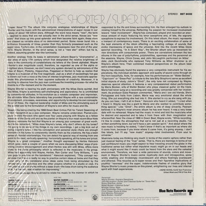 Wayne Shorter / ウェイン・ショーター / Super Nova (BST 84332)