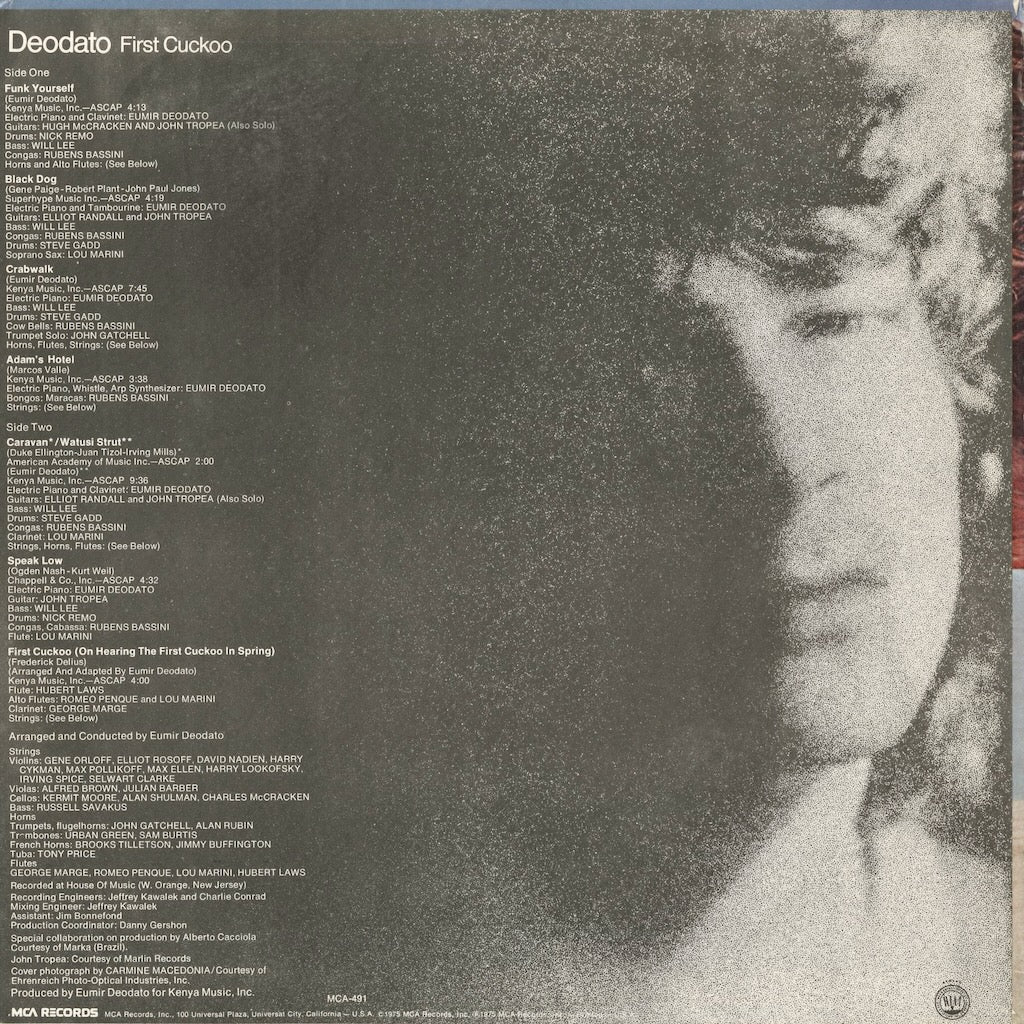 Deodato - First Cuckoo (MCA-491) 1975 US MCA｜中古LP