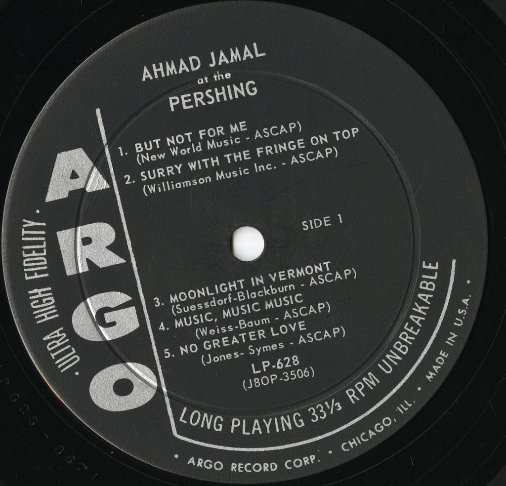 Ahmad Jamal / アーマッド・ジャマル / But Not For Me (LP-628