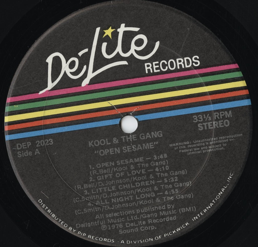 Kool & The Gang – Open Sesame (DEP2023) LP 1976 US De-Lite｜中古LP 観音開き見開きジャケット