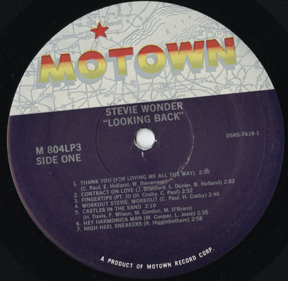 Stevie Wonder - Looking Back (M 804LP3) 3LP 1977 US Motown｜中古LP