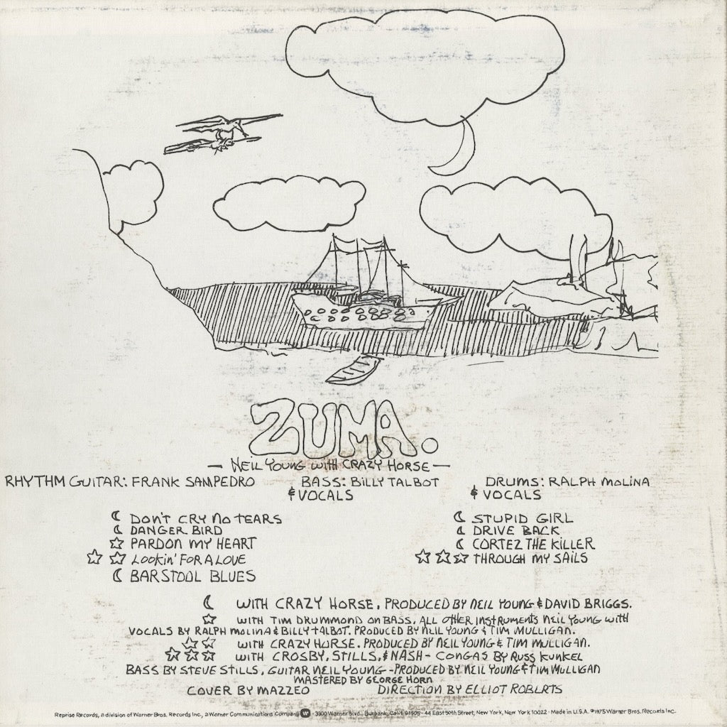 Neil Young『Zuma』MS 2242 中古レコード 通販｜VOXMUSIC – VOXMUSIC