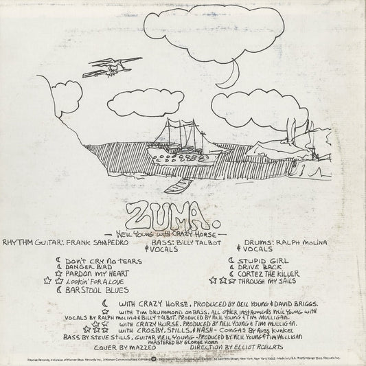 Neil Young - Zuma (MS 2242) 1975 US Reprise｜中古LP