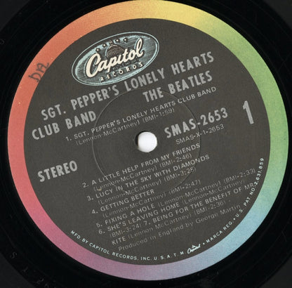 The Beatles / ビートルズ / Sgt. Pepper's Lonely Hearts Club Band (SMAS-2653) US Capitol 虹Lbl.