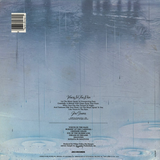 Joe Sample - Voices In The Rain (VIM-6244) 1981 JPN MCA｜中古LP
