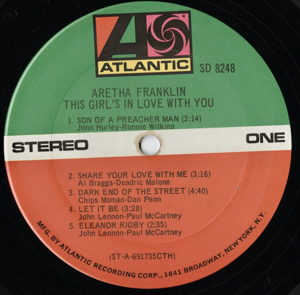 Aretha Franklin / アレサ・フランクリン / This Girl's In Love With You (SD8248)