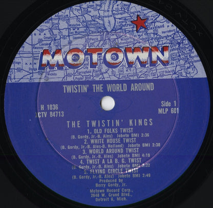 Twistin' Kings - Twistin' The World Around (MLP601) 1961 US Motown｜中古LP