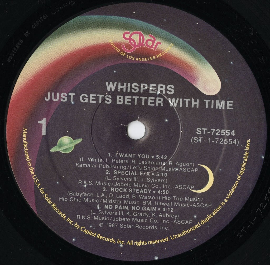 ST-72554 The Whispers Just Gets Better With Time 中古レコード 通販