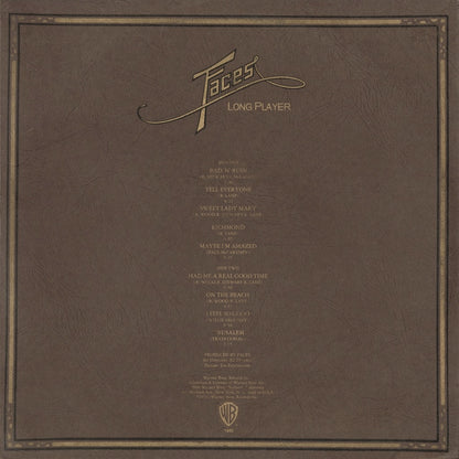 Faces / フェイセズ / Long Player (WS 1892)