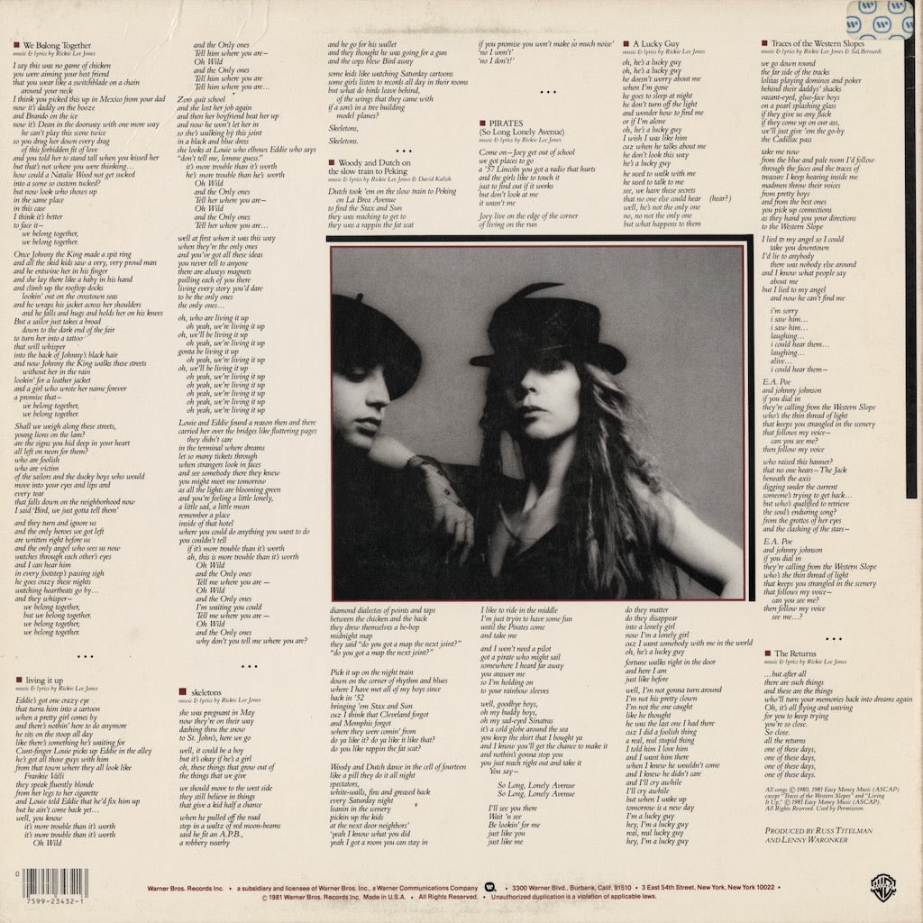 [CD]希少❗️リッキー・リー・ジョーンズ『PIRATES』限定ナンバリング入り CD]希少❗️リッキー・リー・ジョーンズ『PIRATES』限定