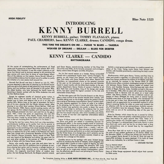 Kenny Burrell - Introducing (GXK 8011(M)) 1977 JPN Blue Note｜中古LP