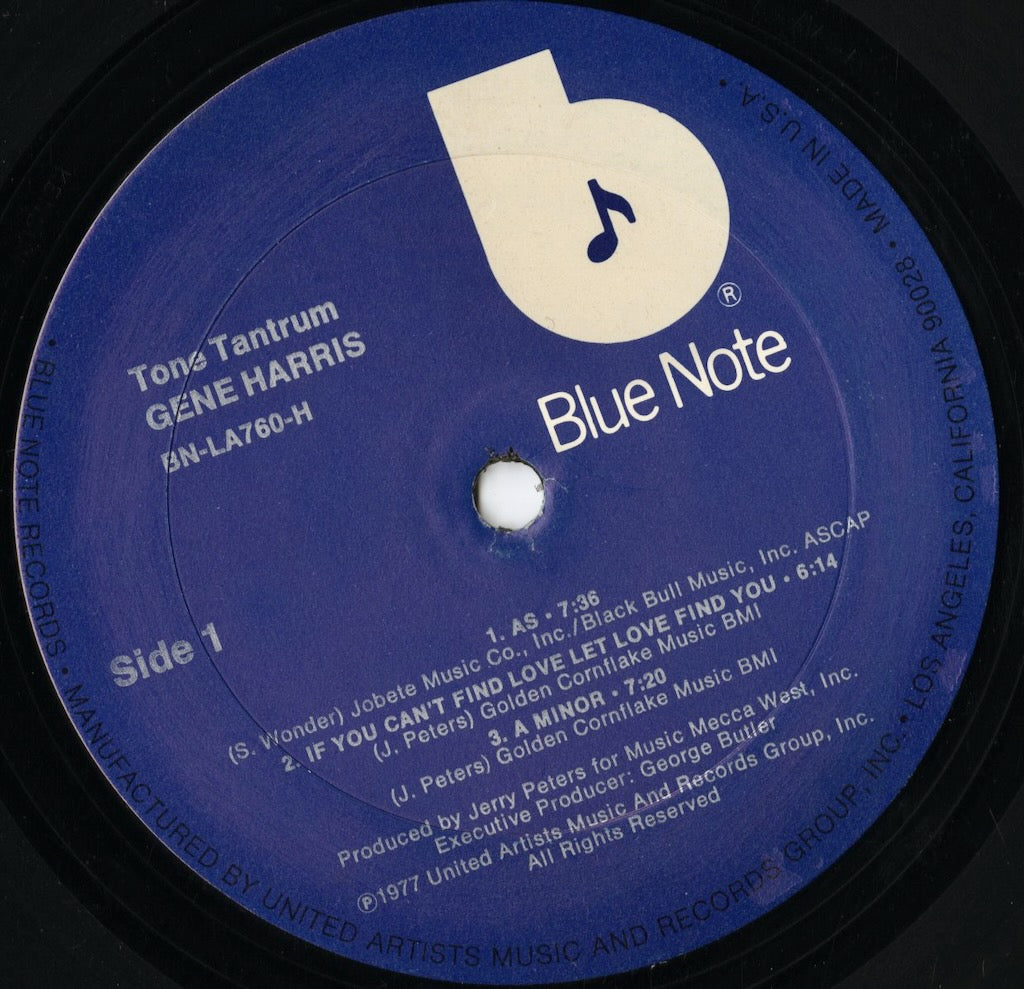 Gene Harris / ジーン・ハリス / Tone Tantrum (BN-LA760-H)