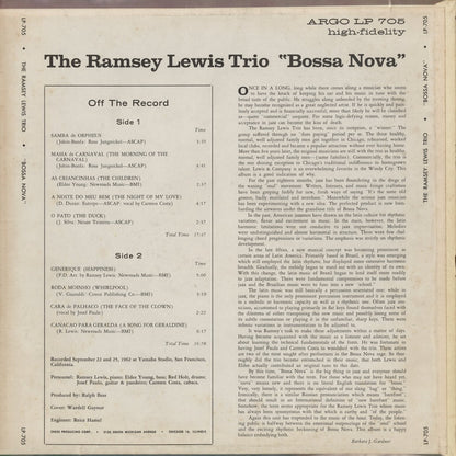 Ramsey Lewis – Bossa Nova (LPS 705) LP 1962 US Cadet | 中古LP