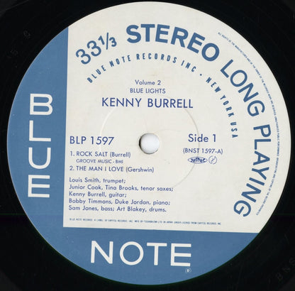 Kenny Burrell - Blue Lights Volume 2 (BN 1597) 1994 JPN Blue Note｜中古LP