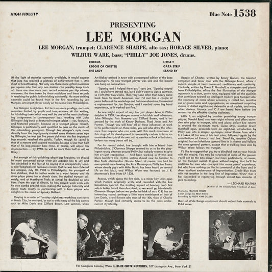 Lee Morgan / リー・モーガン / Indeed! (BLP 1538) 1972 US UA MONO