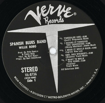 Willie Bobo – Spanish Blues Band (V6-8736) LP 1968 US Verve | 中古LP