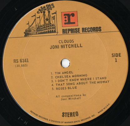 Joni Mitchell - Clouds (RS 6341) 1970 US Reprise｜中古LP