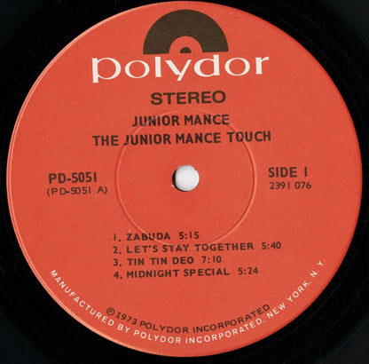 Junior Mance – The Junior Mance Touch (PD 5051) LP 1973 US Polydor｜中古LP