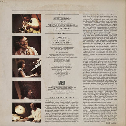 Freddie Hubbard - Sweet Return (P-11426) LP 1983 JPN Atlantic｜中古LP