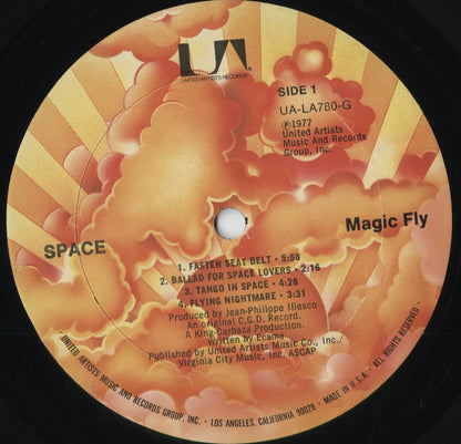 Space - Magic Fly (UA-LA780-G) 1977 US United Artists｜中古LP