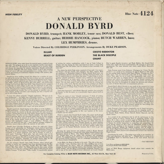 Donald Byrd – A New Perspective (BST 84124) LP 1964 US Blue Note | 中古LP
