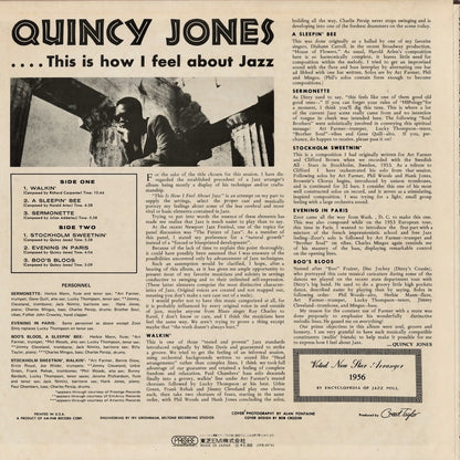 Quincy Jones / クインシー・ジョーンズ / This Is How I Feel About Jazz (IPR-8874)