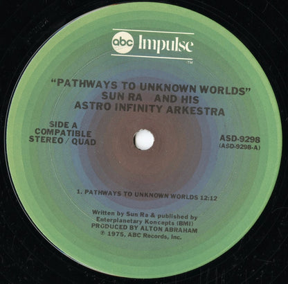 Sun Ra / サン・ラ / Pathways To Unknownn Worlds (ASD-9298)