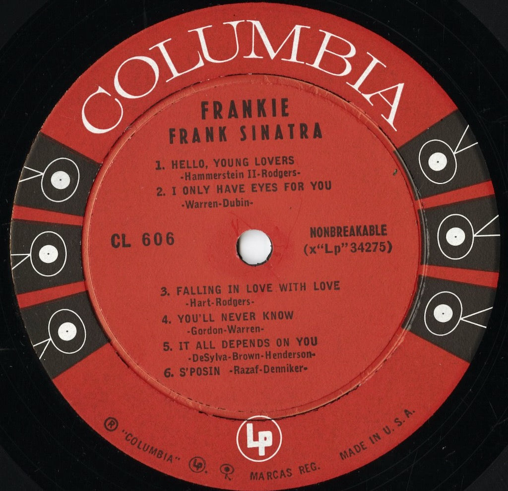 Frank Sinatra - Frankie (CL 606) 1958 US Columbia｜中古LP