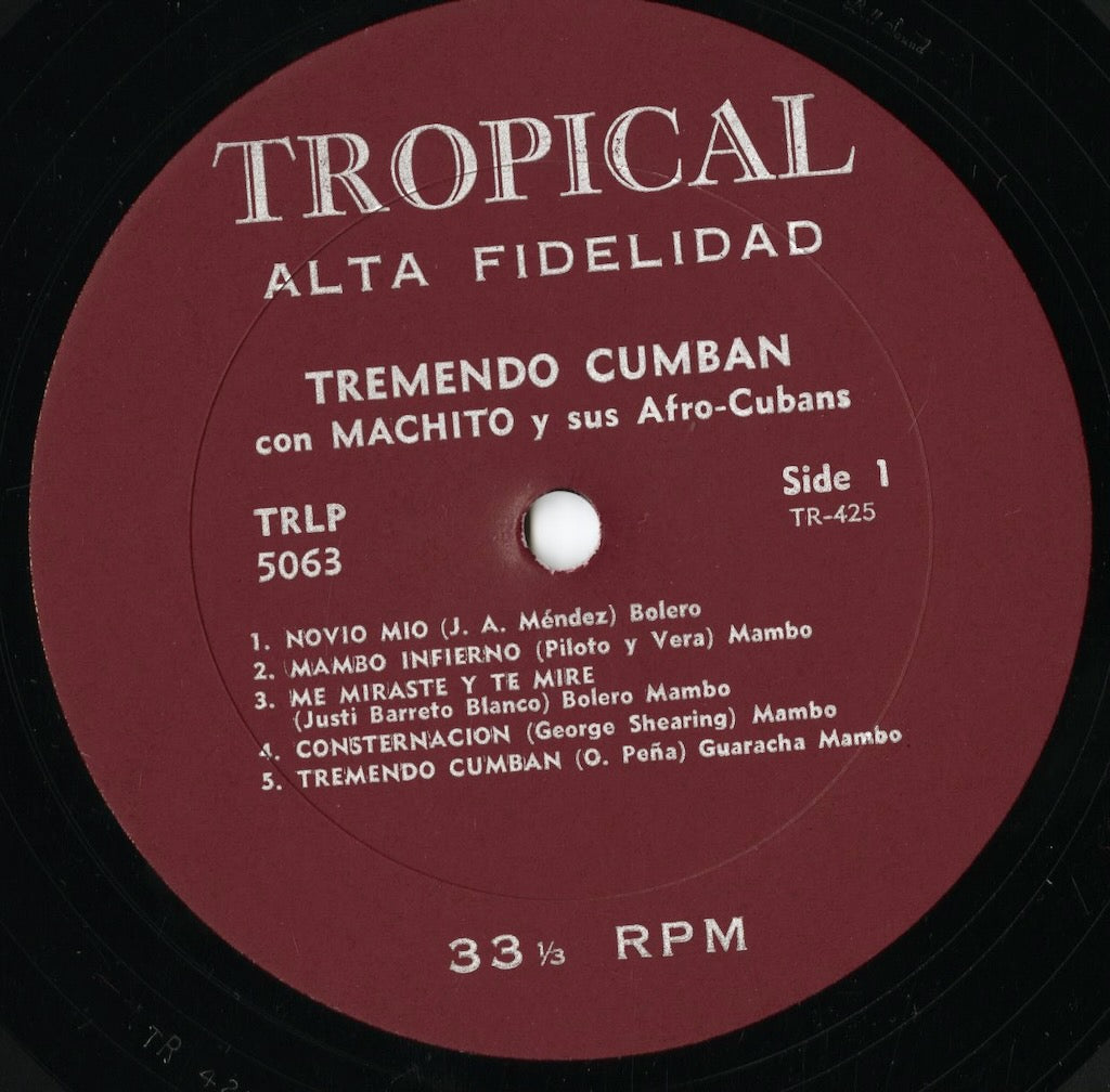 Machito Y Sus Afro-Cubanos - Tremendo Cumban (TRLP 5063) LP 1970’s US Tropical｜中古LP