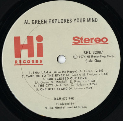 Al Green / アル・グリーン / Explores Your Mind (SHL 32087)