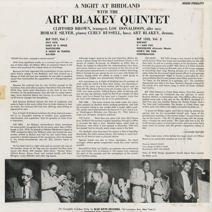 Art Blakey / アート・ブレイキー / A Night At Birdland Volume 2 (BLP 1522)