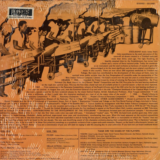 The West Indian Tobacco Gay Desperados / デスパラドーズ / "Pan In Honey" (CO 3182)