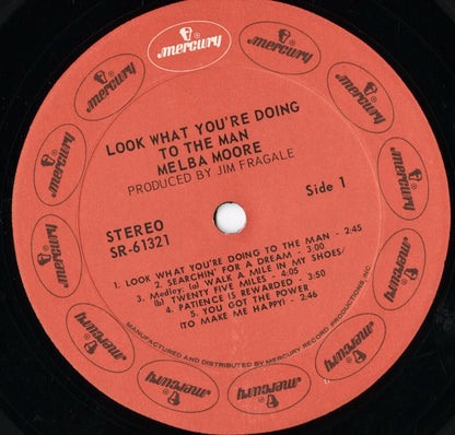 Melba Moore - Look What You're Doing To The Man (SR 61321) LP 1971 US Mercury｜中古LP