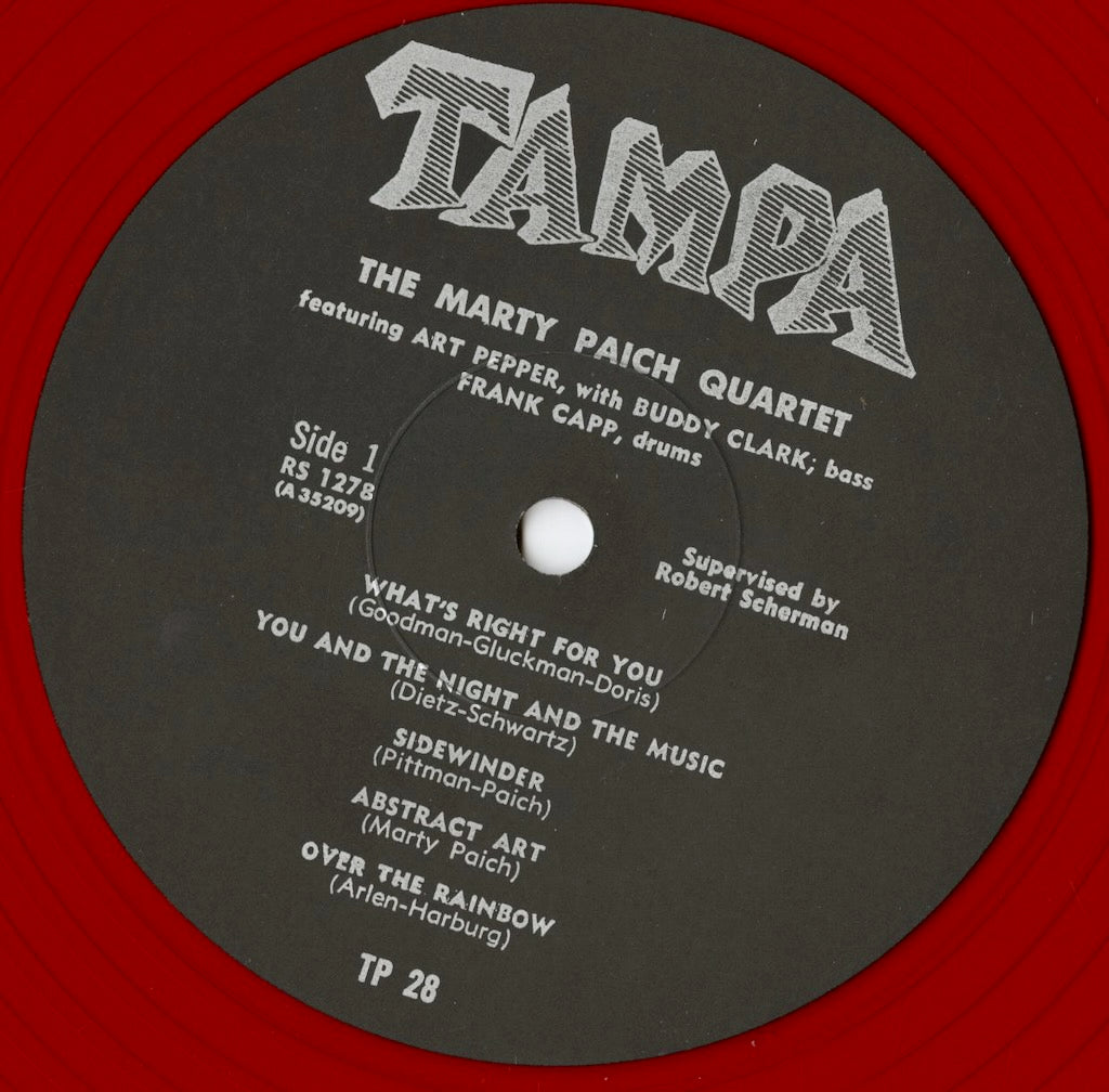 The Marty Paich Quartet Featuring Art Pepper - S.T. LP 1987 JPN