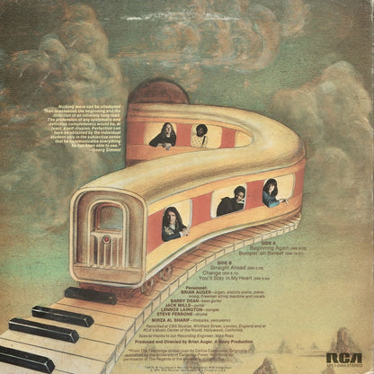 Brian Auger – Straight Ahead (APL1-0454) LP 1974 US RCA | 中古LP