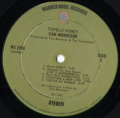 Van Morrison - Tupelo Honey (WS 1950) 1971 US Warner｜中古LP