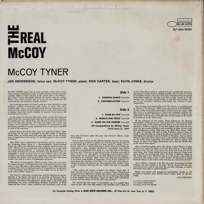 McCoy Tyner - The Real McCoy (BST 84264) 1973 US Blue Note｜中古LP