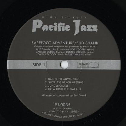 Bud Shank / バド・シャンク / Barefoot Adventure (PJ-0035)