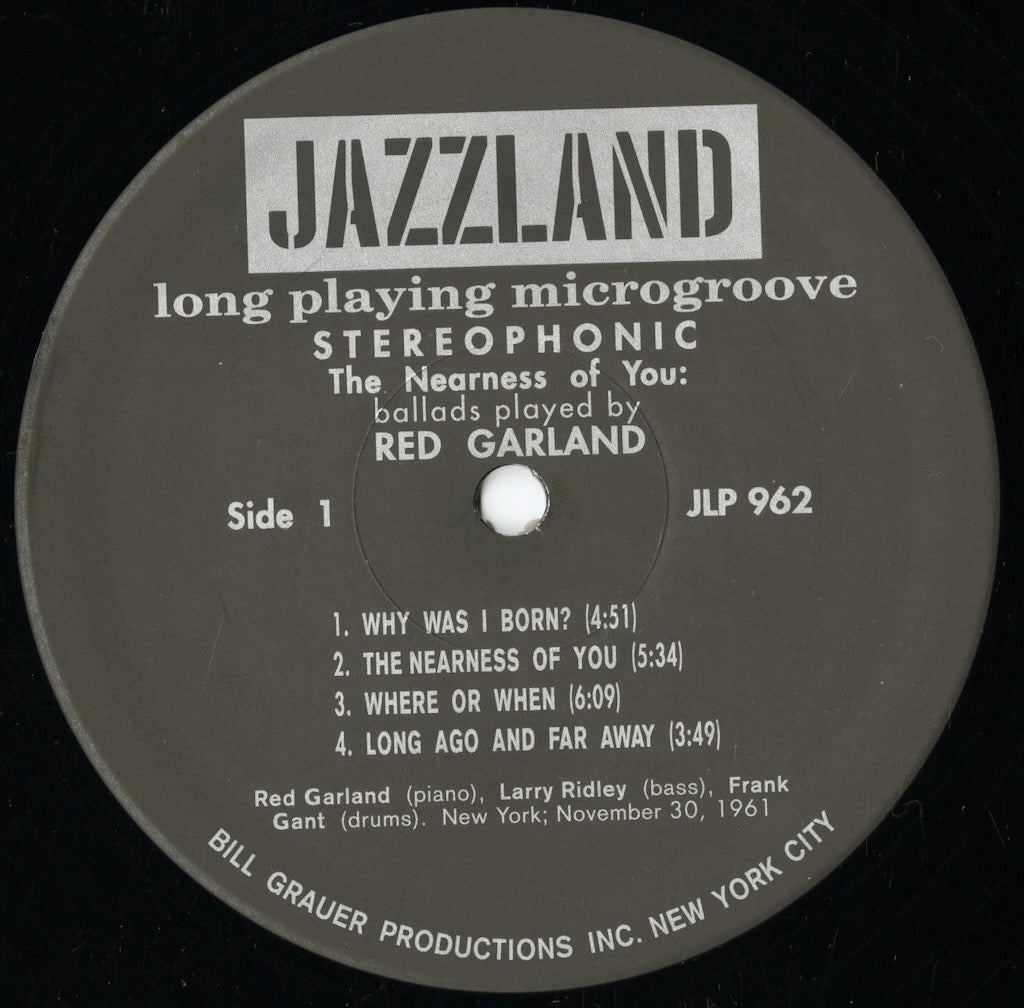 VIJJ-30052 Red Garland The Nearness Of You 中古レコード 通販