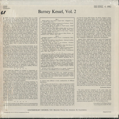 Barney Kessel / バーニー・ケッセル / Kessel Plays Standards (Barney Kessel, Vol. 2) (C3512)