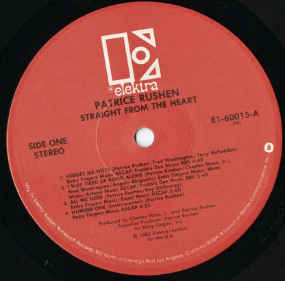 Patrice Rushen - Straight From The Heart (E1-60015) LP 1982 US Elektra｜中古LP
