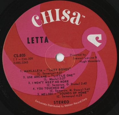 Letta - Letta (CS-805) 1970 US CHISA｜中古LP