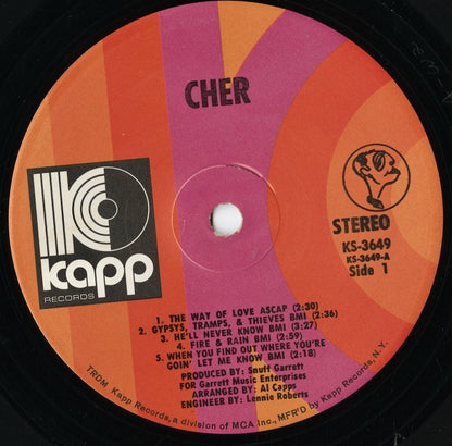 Cher - Cher (KS 3649) LP 1971 US Kapp｜中古LP