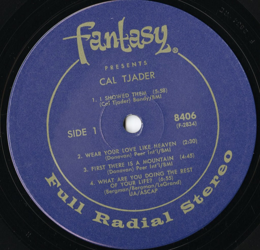 Cal Tjader - Tjader (8406) LP 1971 US Fantasy｜中古LP
