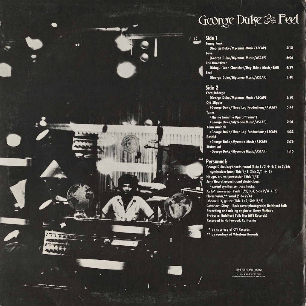 George Duke / ジョージ・デューク / Feel (MC25355) – VOXMUSIC WEBSHOP