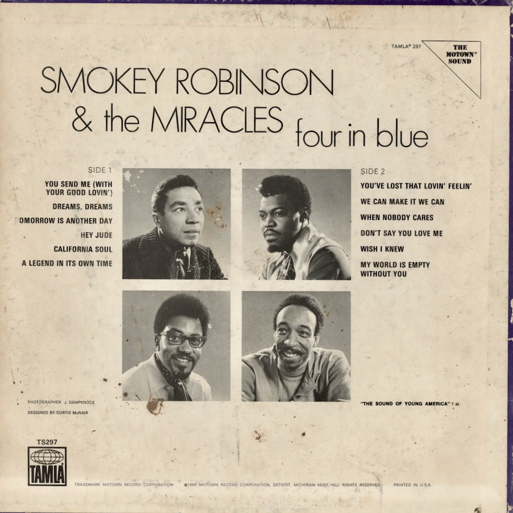 Smokey Robinson & The Miracles / スモーキー・ロビンソン＆ザ・ミラクルズ / Four In Blue (S 297)
