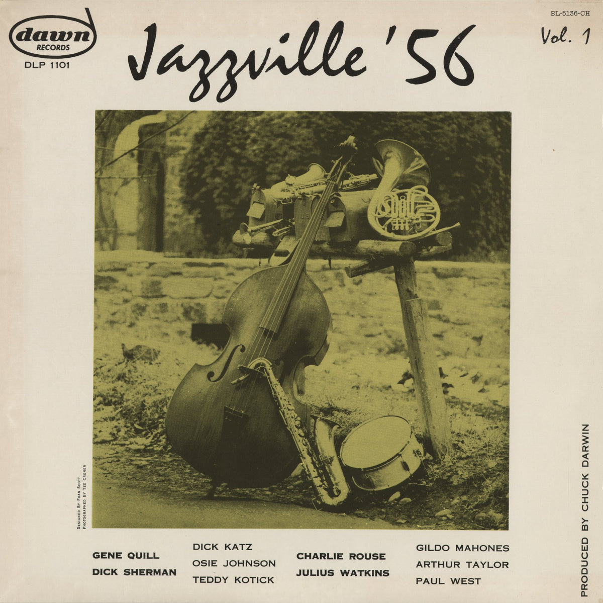 Rouse-Watkins Jazz Modes / Gene Quill-Dick Sherman Quintet - Jazzville '56 Vol. 1 (SL-5136-CH) 1975 JPN Dawn｜中古LP
