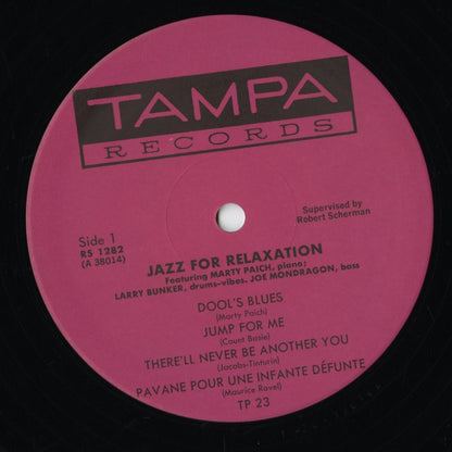 Marty Paich - Jazz For Relaxation (TFJL-38014) 1993 JPN TAMPA｜中古LP